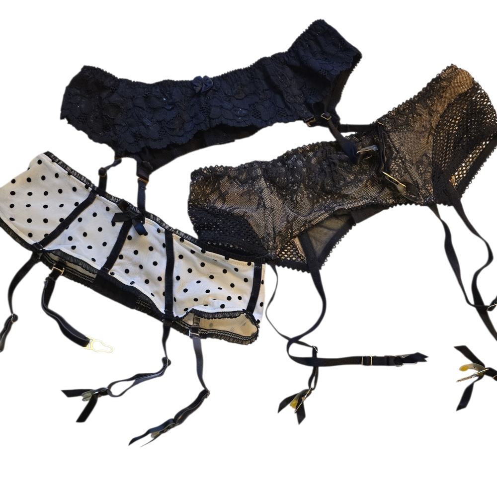 Victoria's Secret Black Lace Detail Lingerie